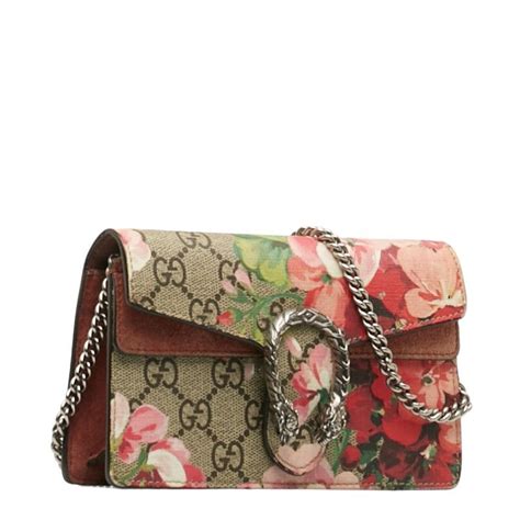 Gucci Mini GG Supreme Blooms Dionysus crossbody bag